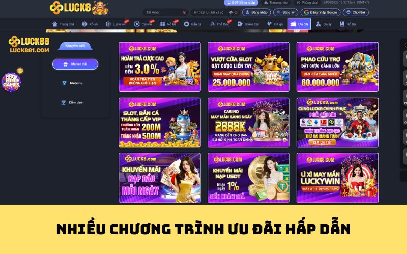 Nhiều chương trình ưu đãi hấp dẫn